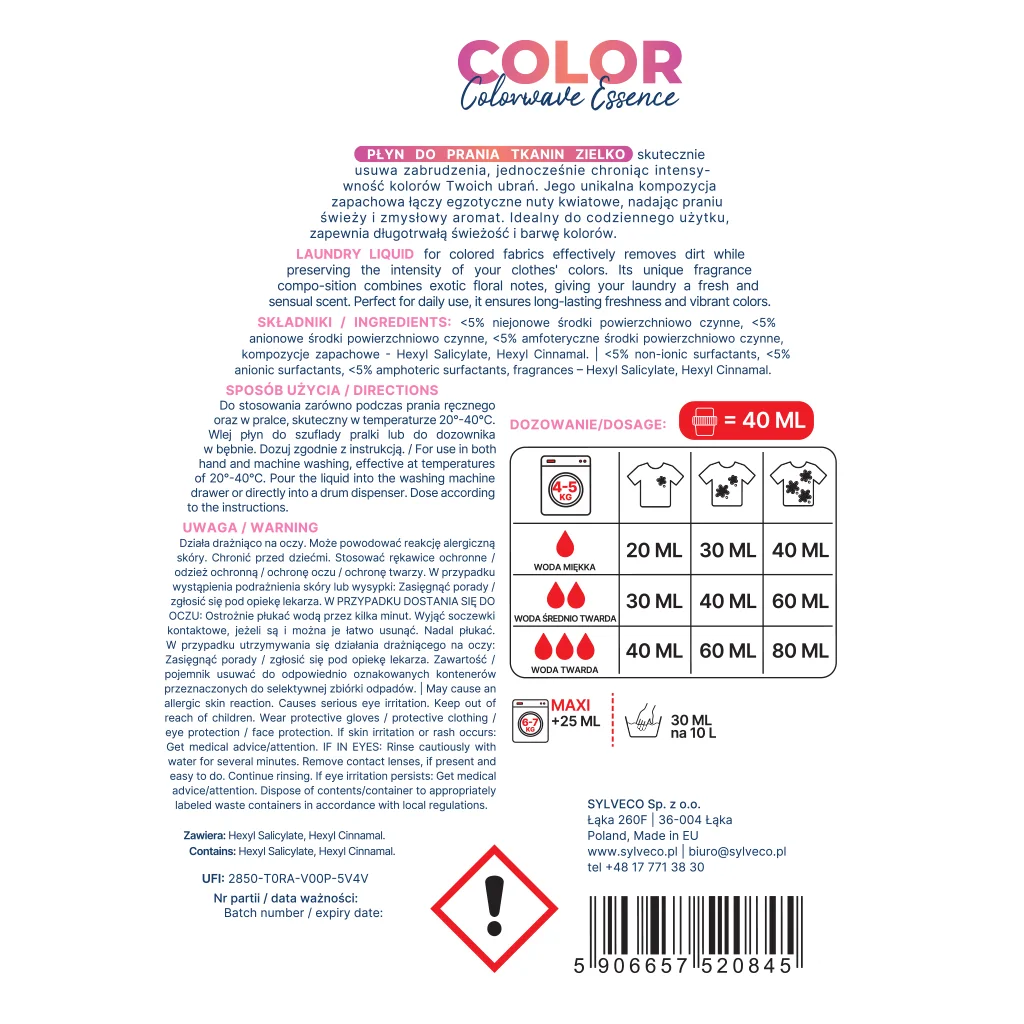 Zielko Colorwave Essence detersivo colorati