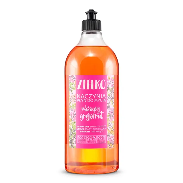 Zielko Detersivo Piatti Pompelmo Rosa 1l ecologico