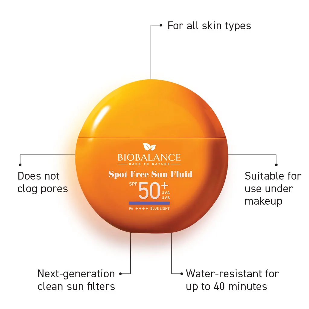 Biobalance Spot Free Sun Fluid solare viso 40 ml antimacchia