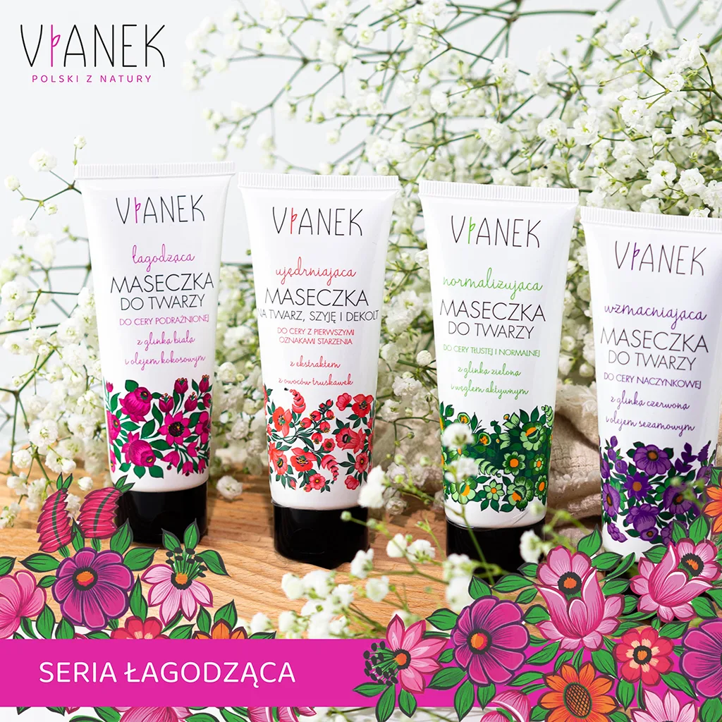 Vianek Classico maschera viso lenitiva argilla bianca