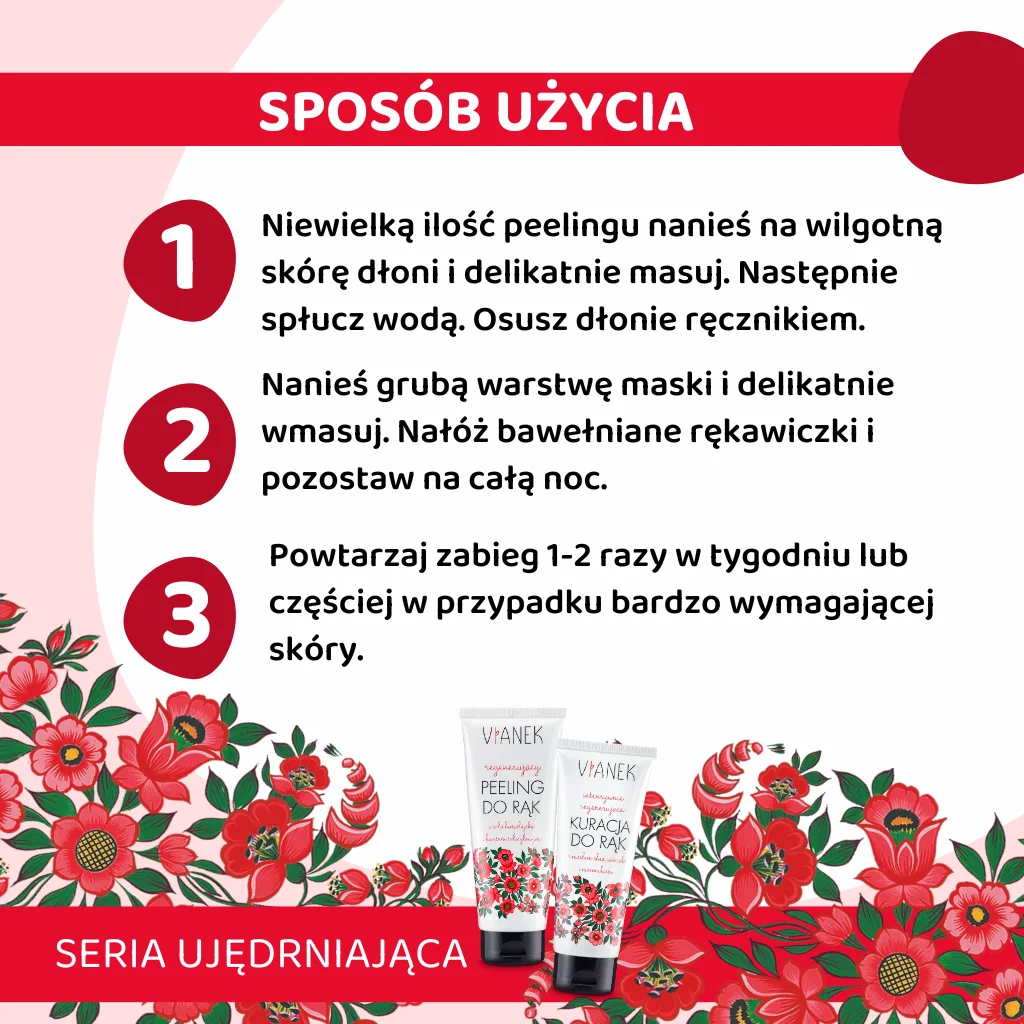 Vianek Kit Mani Rigenerante Peeling + Crema 75 ml