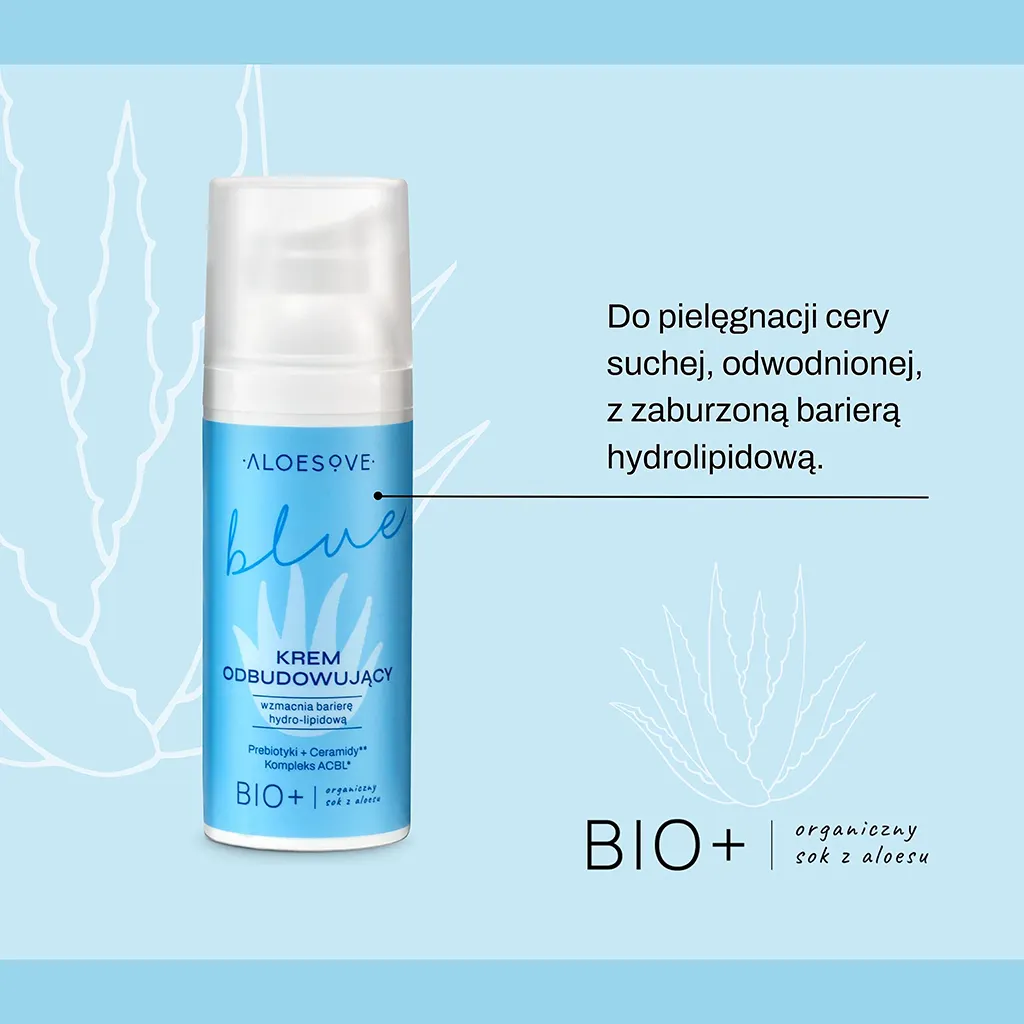 Vianek Aloesove Blue Crema Viso Riparatrice Idratante