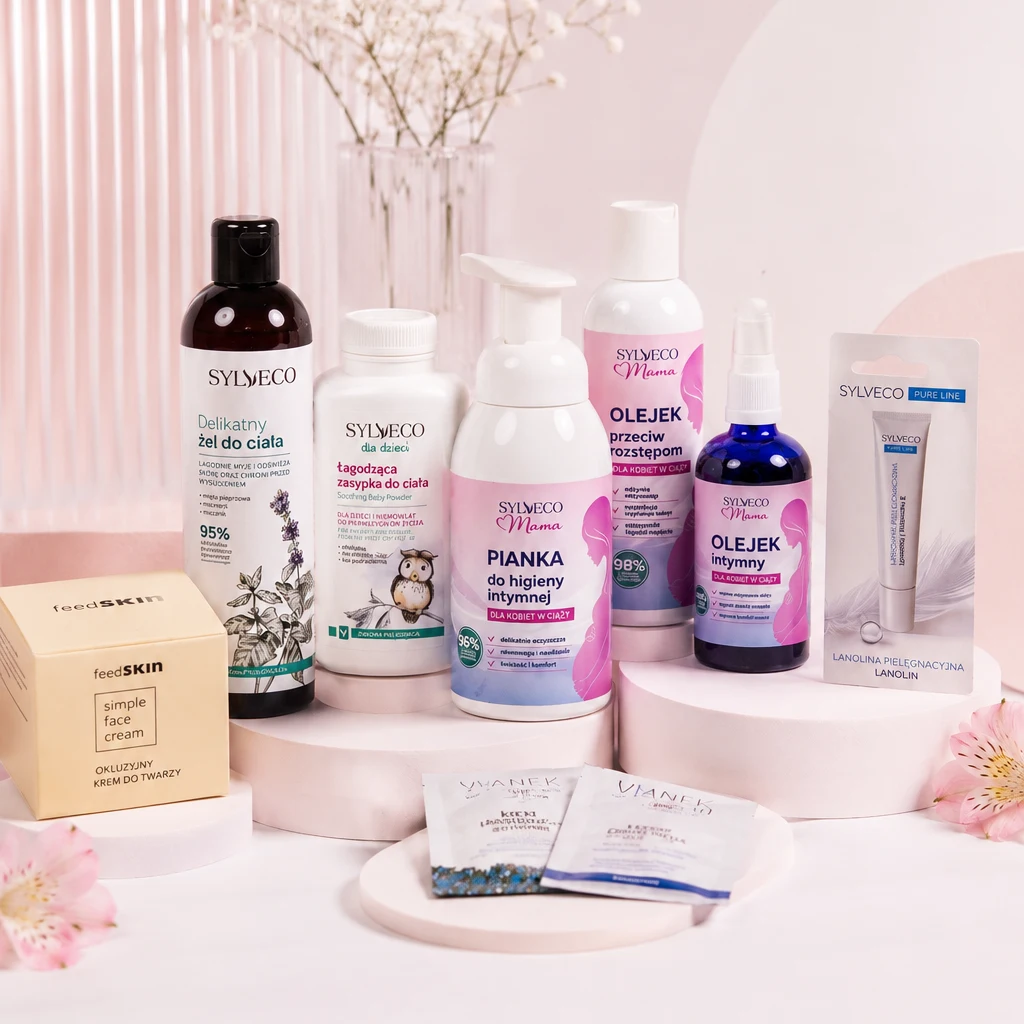 Sylveco Mama Wyprawka Cofanetto 7 Pezzi Pelle Sensibile