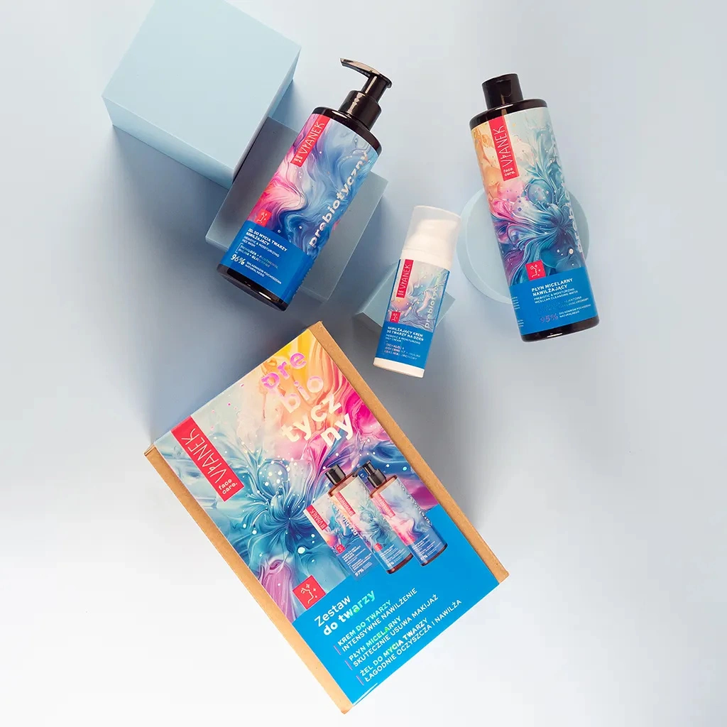Vianek Prebiotico Set Viso Idratante 3 Pezzi Routine