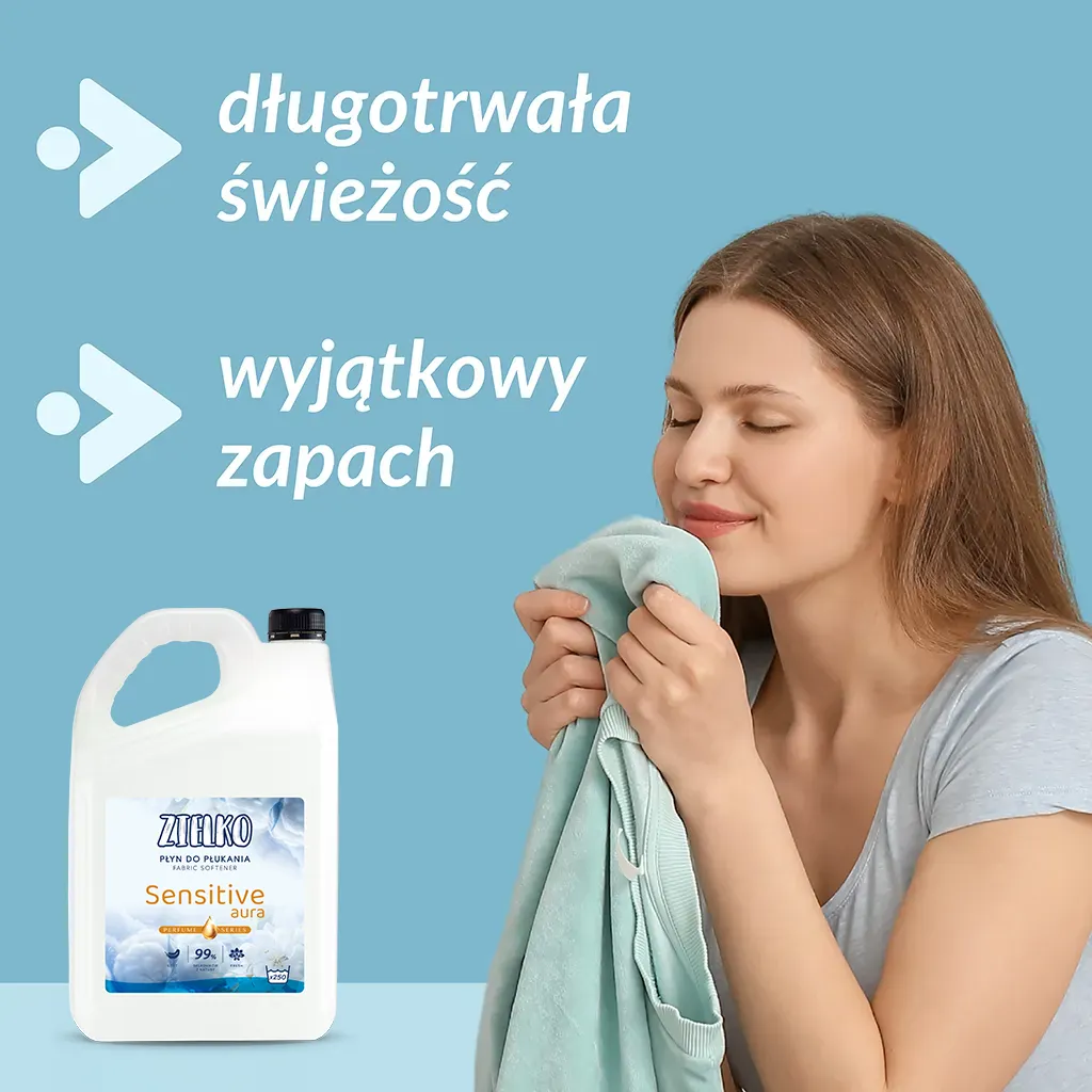 Zielko Sensitive Aura Ammorbidente Bianco 5L floreale