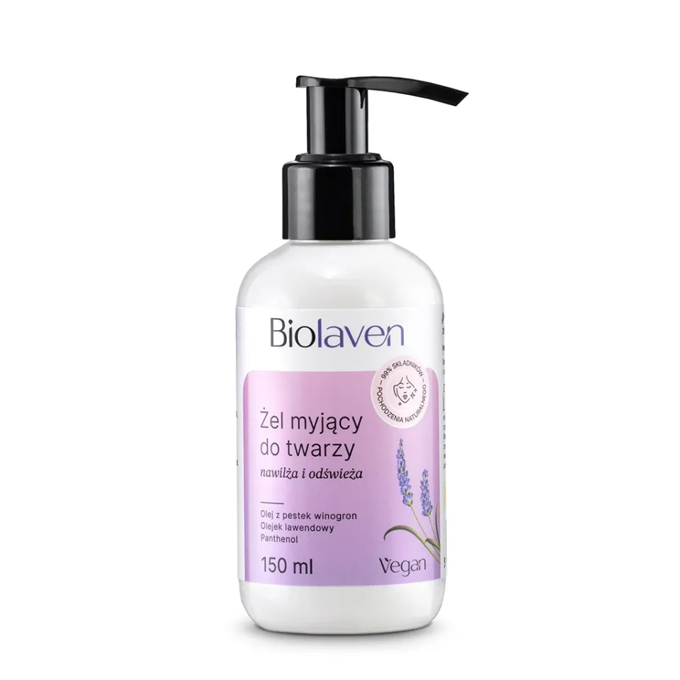 Biolaven Gel Detergente Viso Idratante Lavanda