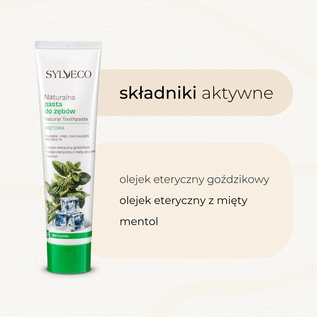 Sylveco dentifricio menta forte senza fluoro 100 ml