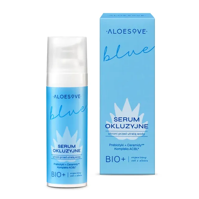 Aloesove Blue siero occlusivo viso ceramidi pelle secca
