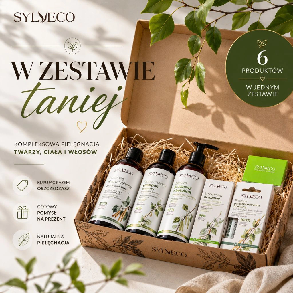 Sylveco Set Betulla con Shampoo routine delicata
