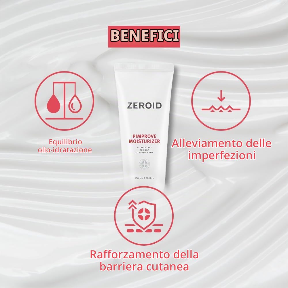 Zeroid Pimprove Crema idratante viso 100 ml pelle grassa