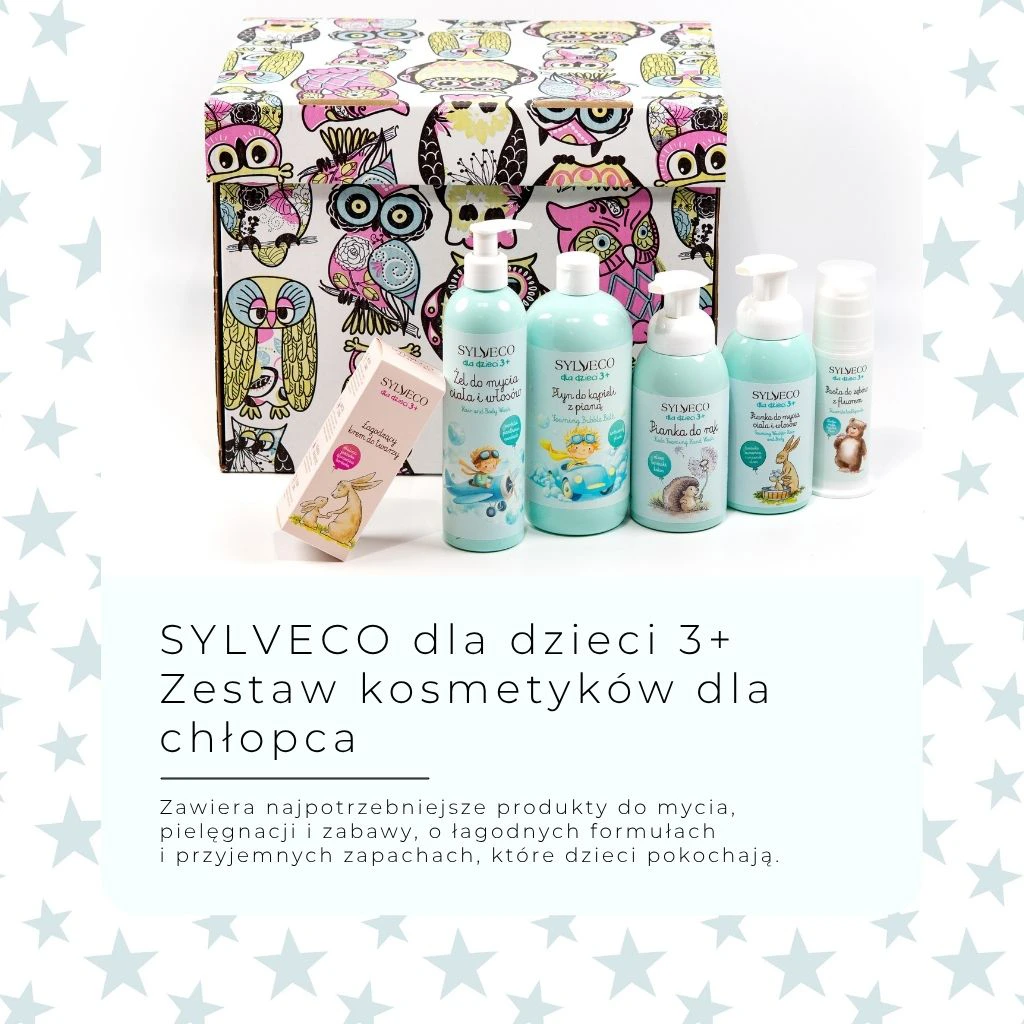 Sylveco Bambini 3+ Set Cosmetici Ragazzo 6 Pezzi
