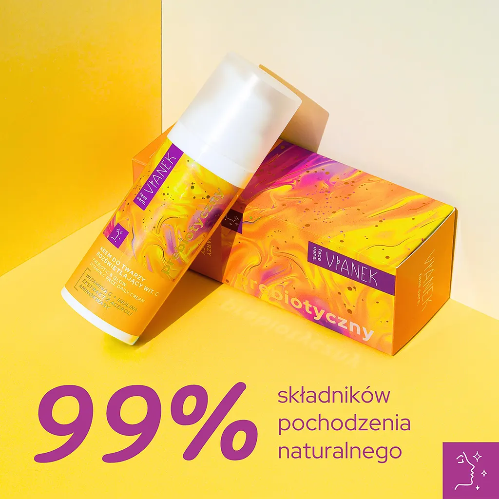 Vianek Prebiotico Crema Viso Illuminante vitamina C e inulina