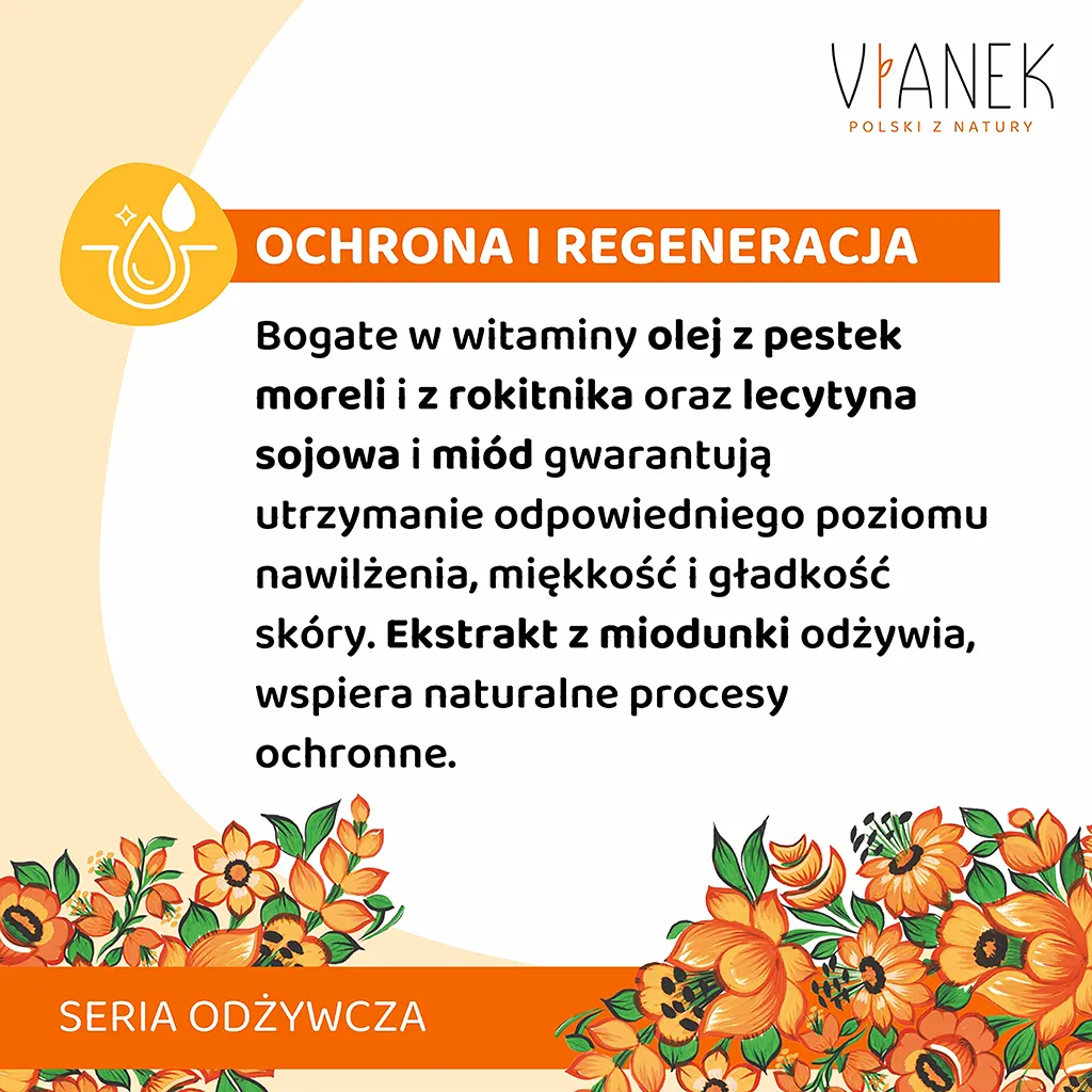 Vianek Classico Gel Detergente Viso nutriente miele