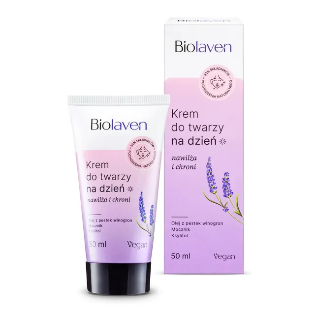Biolaven Crema Viso Giorno Idratante Uva Lavanda