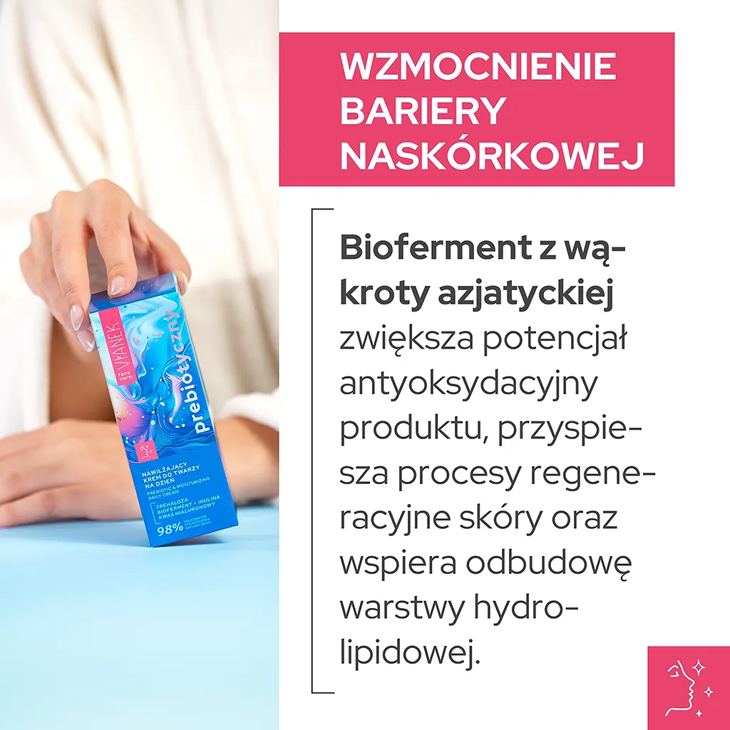 Vianek Prebiotica crema viso giorno idratante inulina