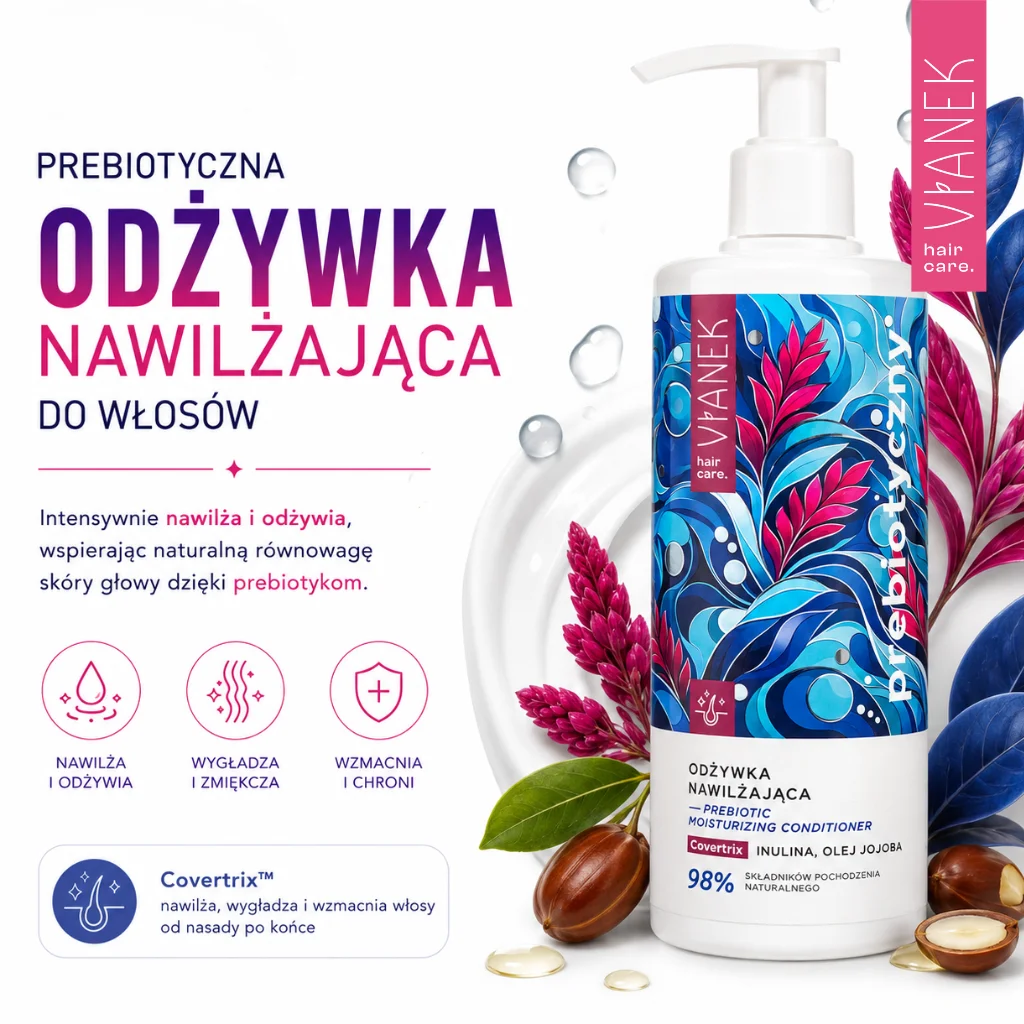 Vianek Prebiotica Balsamo Capelli Idratante per Capelli Secchi