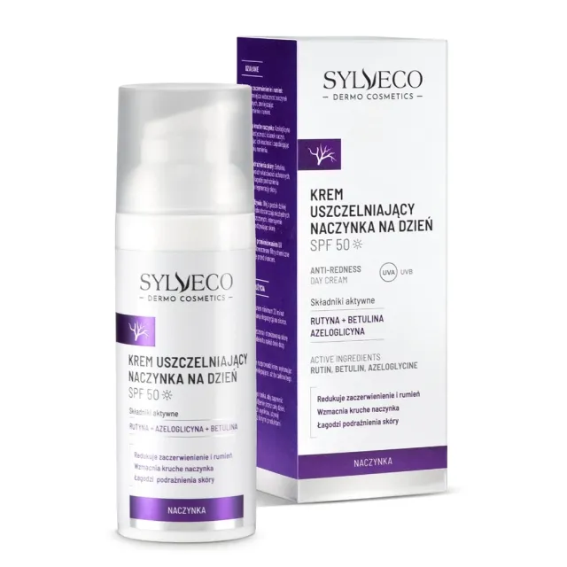 Sylveco Dermo Crema Giorno Capillari SPF50 50 ml Lenitiva