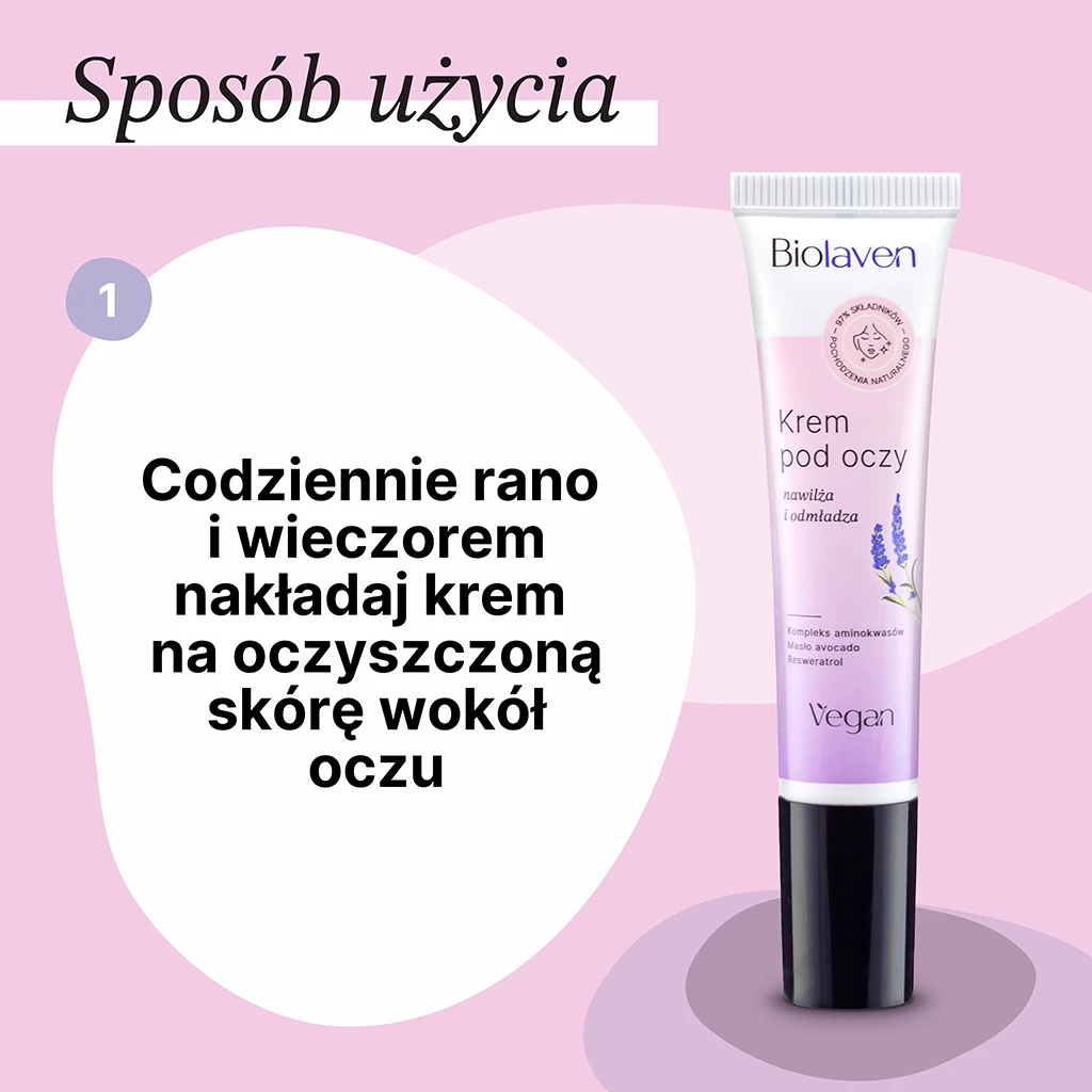 Biolaven crema contorno occhi idratante antirughe resveratrolo