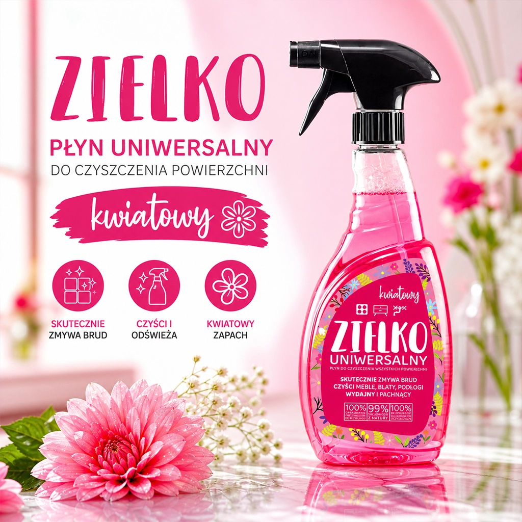 Zielko Detergente Universale Superfici Floreale delicato