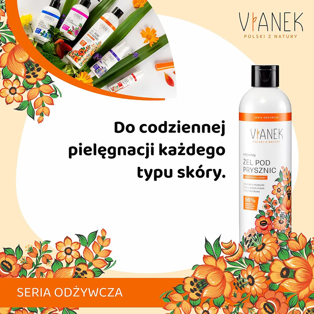 Vianek Classico Gel Doccia Nutriente albicocca e olivello