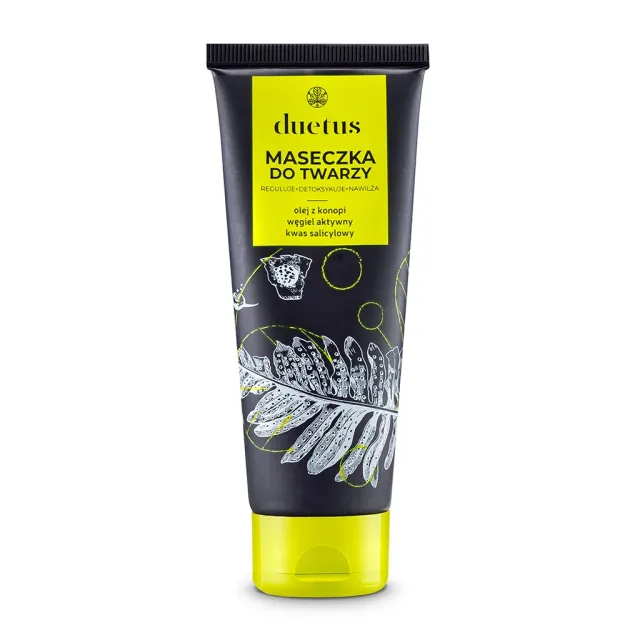 Duetus Maschera Viso Purificante Argilla Verde Mista