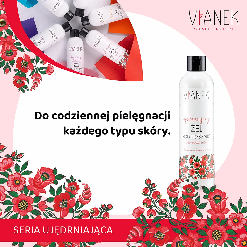 Vianek Gel Doccia Rassodante urea corpo elasticizzante