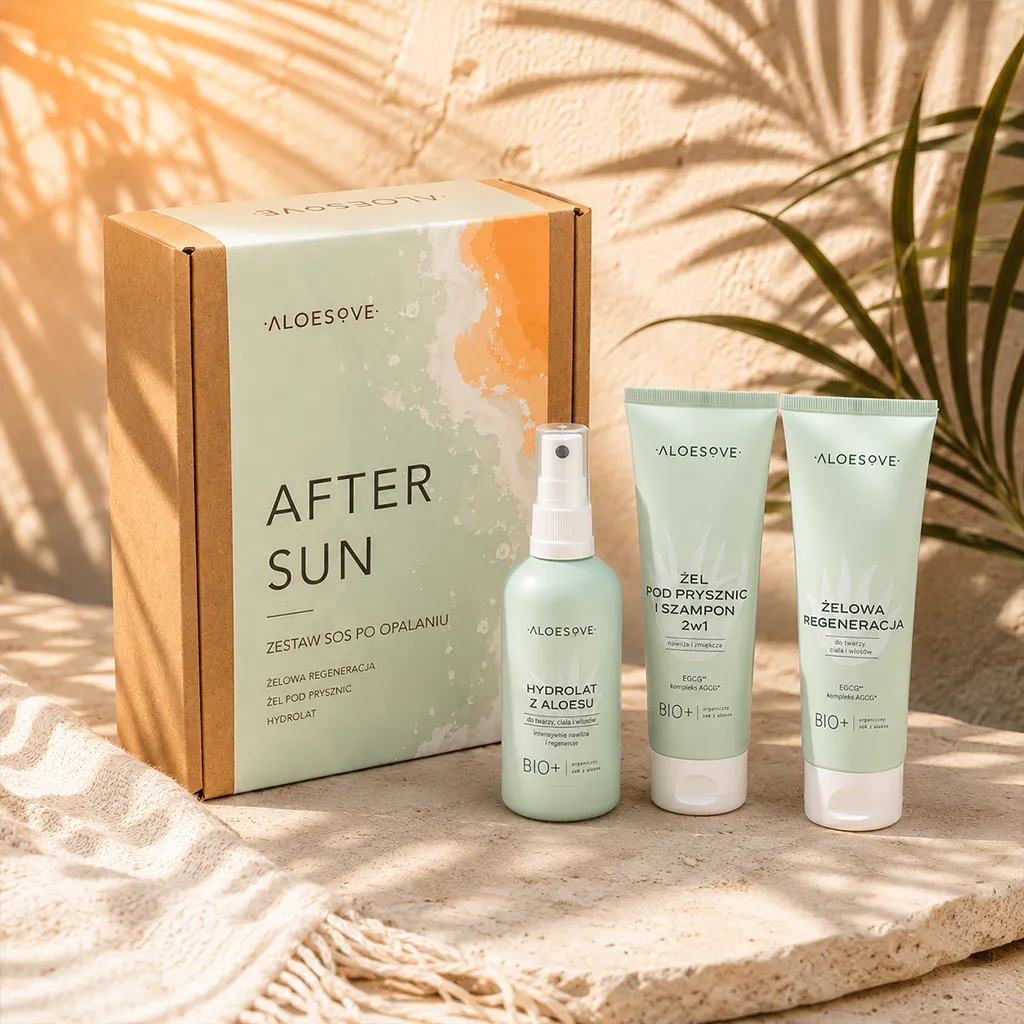 Aloesove After Sun kit corpo doposole rinfrescante 4 pezzi