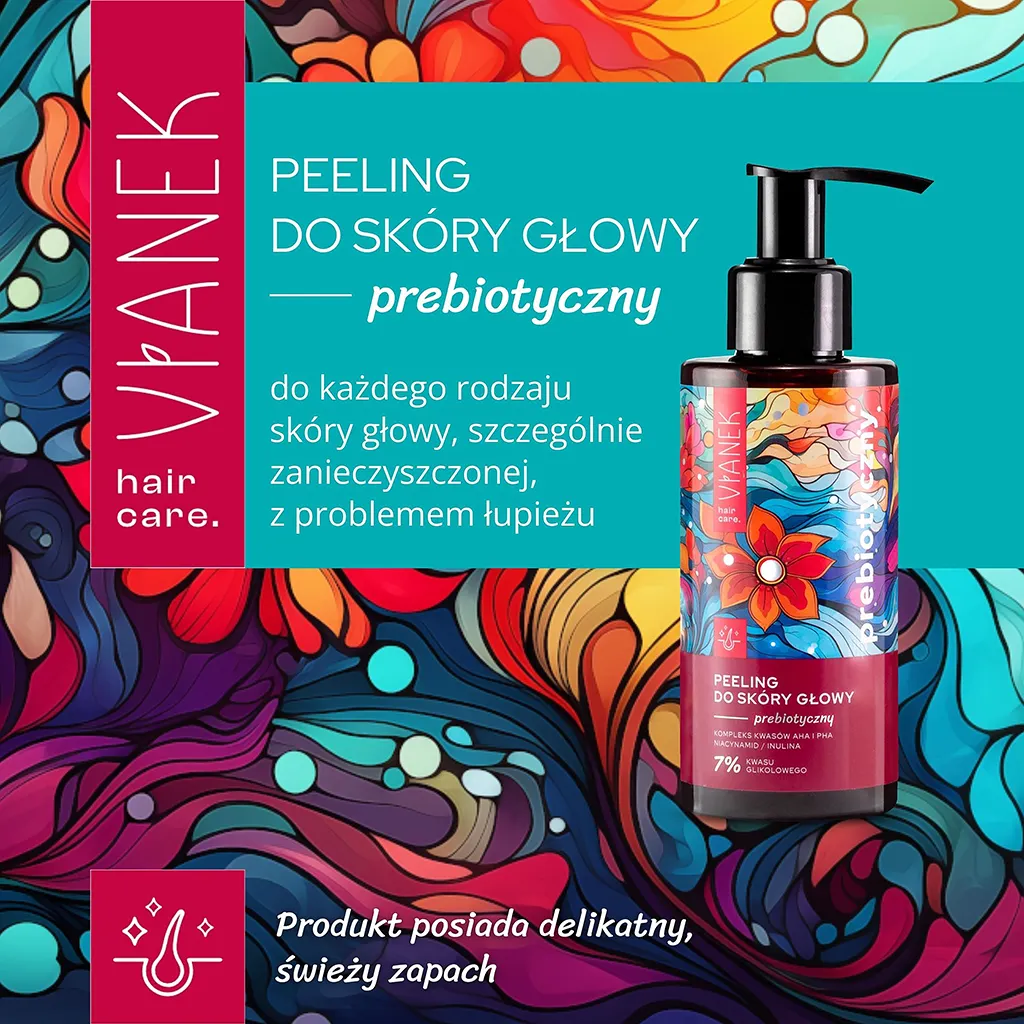 Vianek Prebiotico Peeling Acido Cuoio Capelluto con AHA e PHA