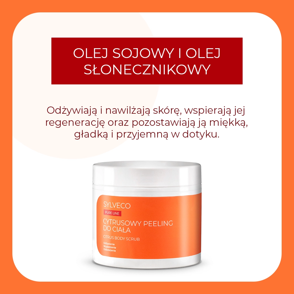 Sylveco Pure Line Peeling Corpo Agrumi Zucchero e Sale