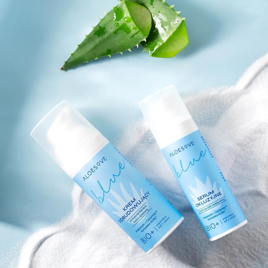 Aloesove Blue siero occlusivo viso ceramidi pelle secca