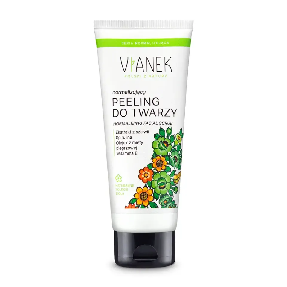 Vianek Classica Peeling Viso 90 g Normalizzante Salvia