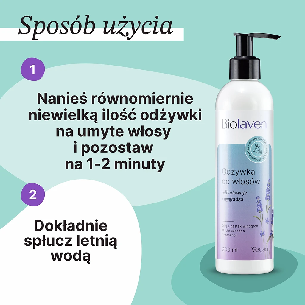 Biolaven Balsamo Capelli Idratante Lavanda 300 ml