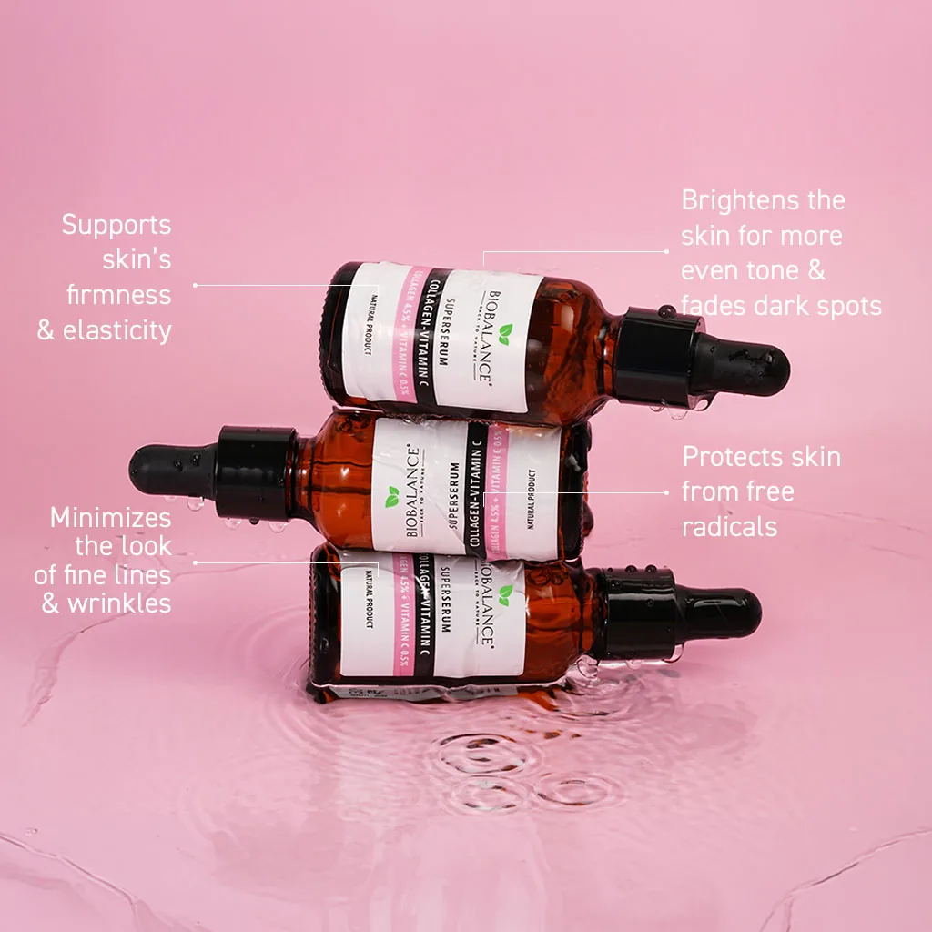 Biobalance Collagen Vitamin C Super Serum siero viso 30 ml rassodante