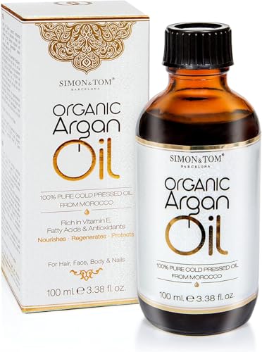 Simon & Tom Argan Oil Olio Puro 100ml Viso Capelli Corpo