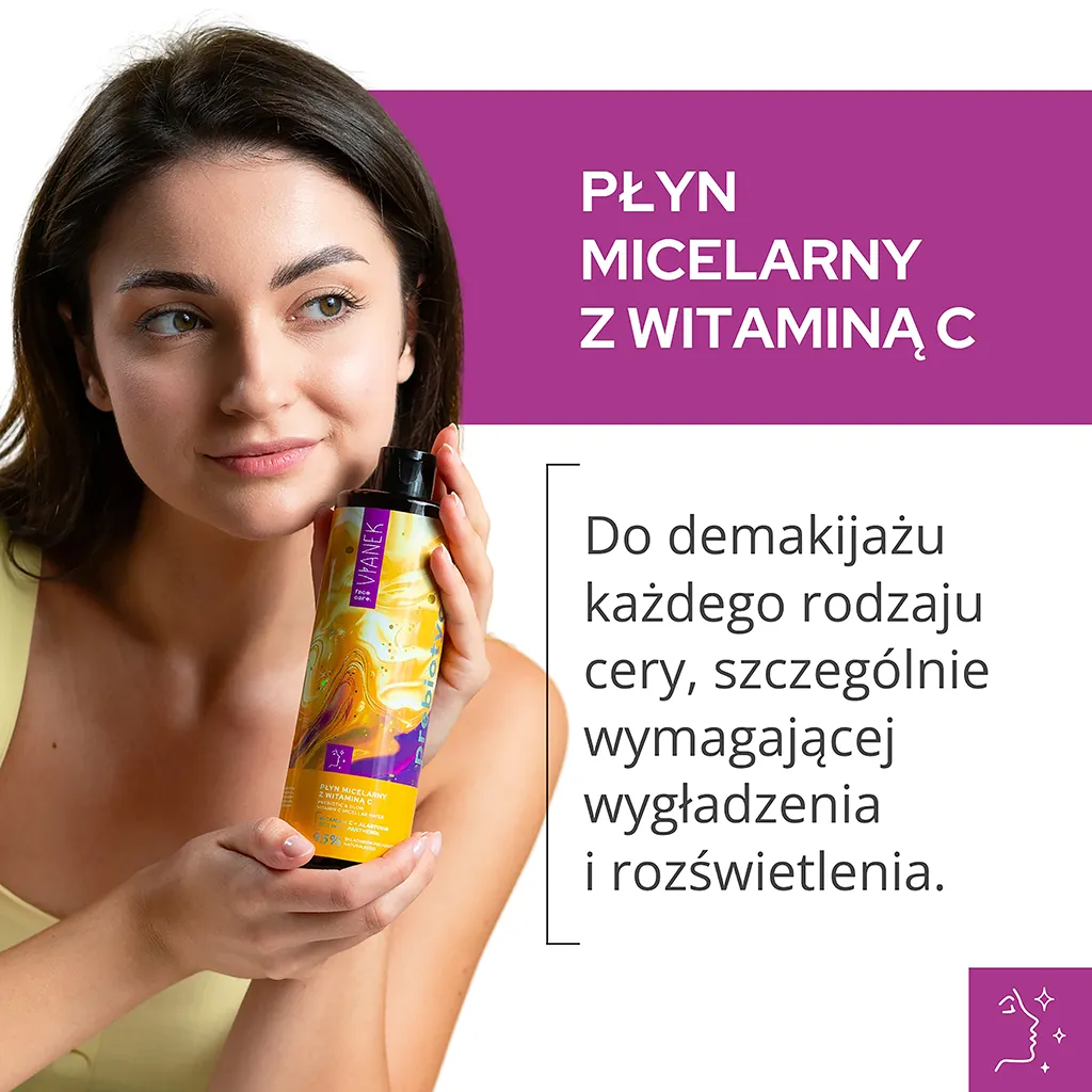 Vianek Prebiotico Acqua Micellare Vitamina C Viso