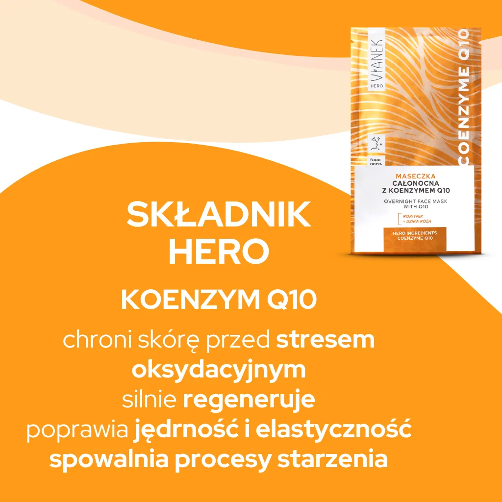 Vianek Hero maschera notte viso coenzima Q10 bustina 10 ml