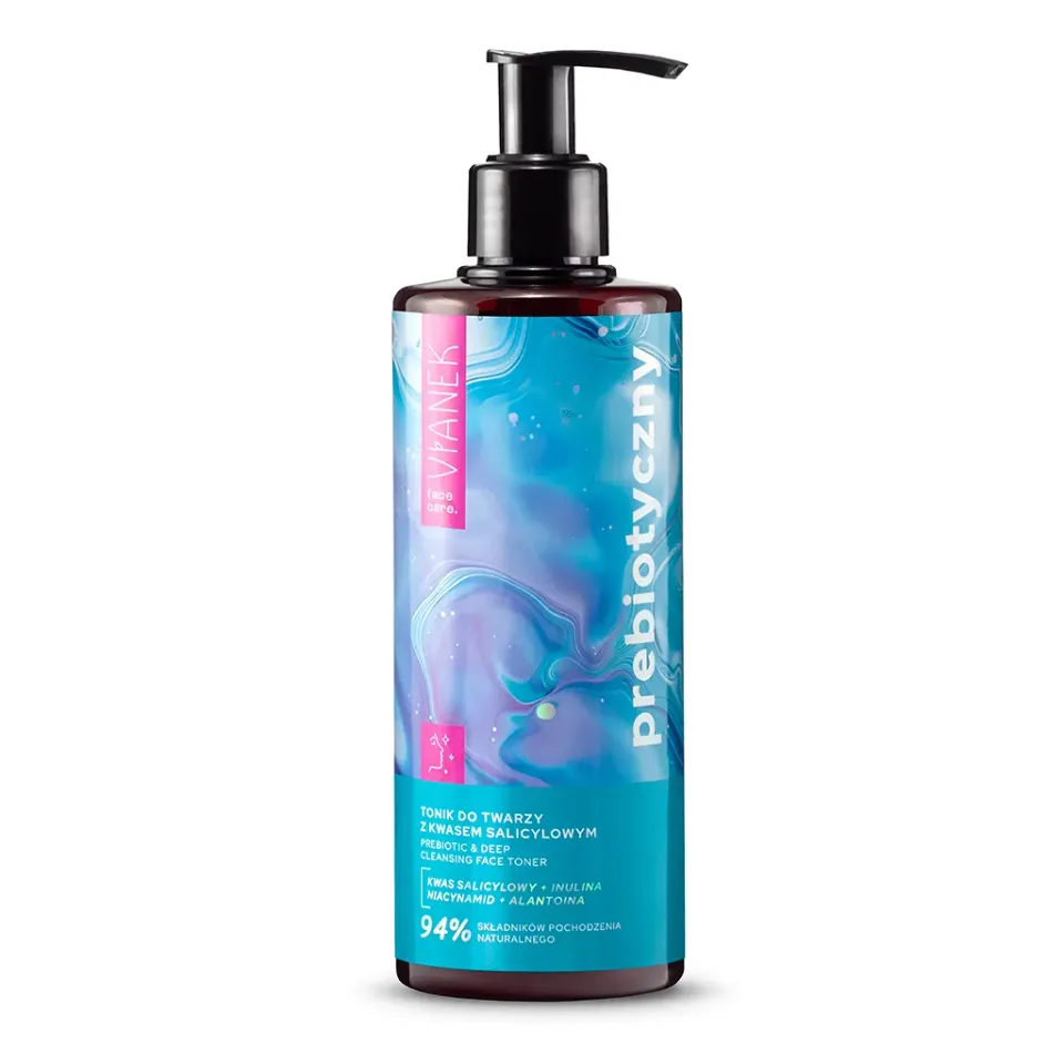 Vianek Prebiotico Tonico Viso Acido Salicilico Opacizzante