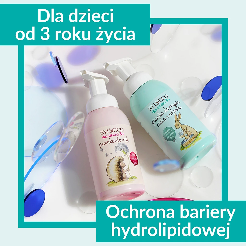 Sylveco Bambini 3+ Schiuma Corpo e Capelli Mirtillo