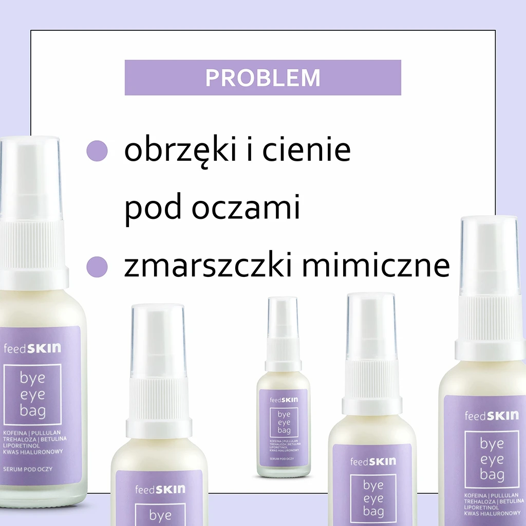 Feedskin Bye Eye Bag Siero Occhi 30 ml Caffeina