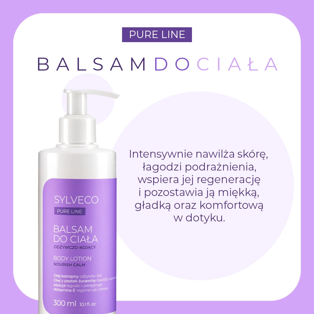 Sylveco Pure Line balsamo corpo nutriente oli naturali