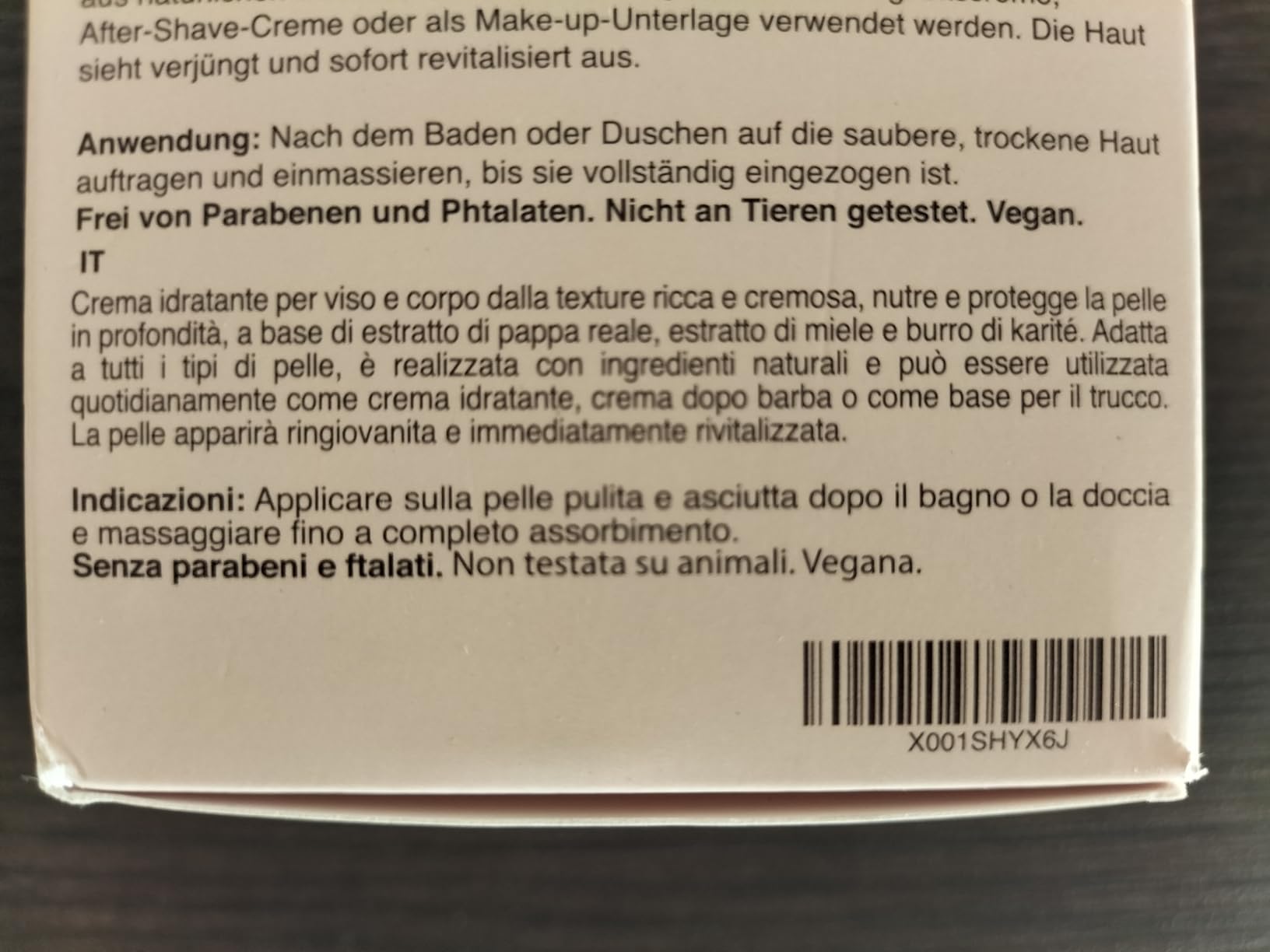 Simon & Tom Sahara Secret Crema Viso Corpo 150 ml Lenitiva