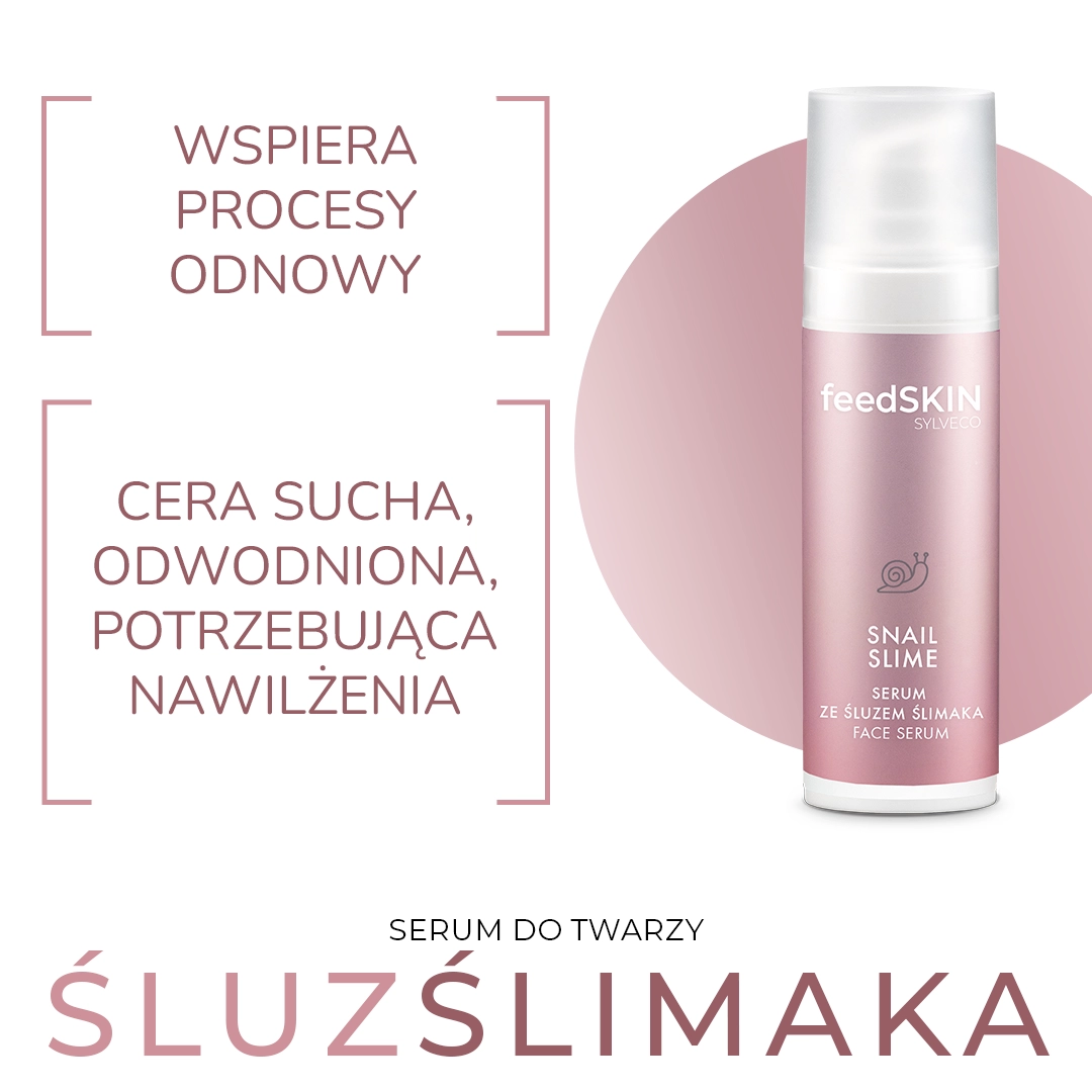 Feedskin Snail Slime siero viso bava lumaca rigenerante