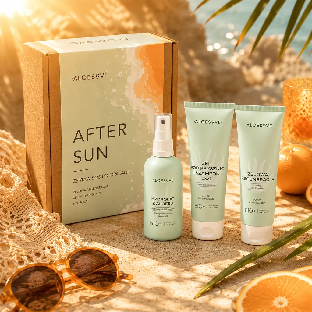 Aloesove After Sun kit corpo doposole rinfrescante 4 pezzi