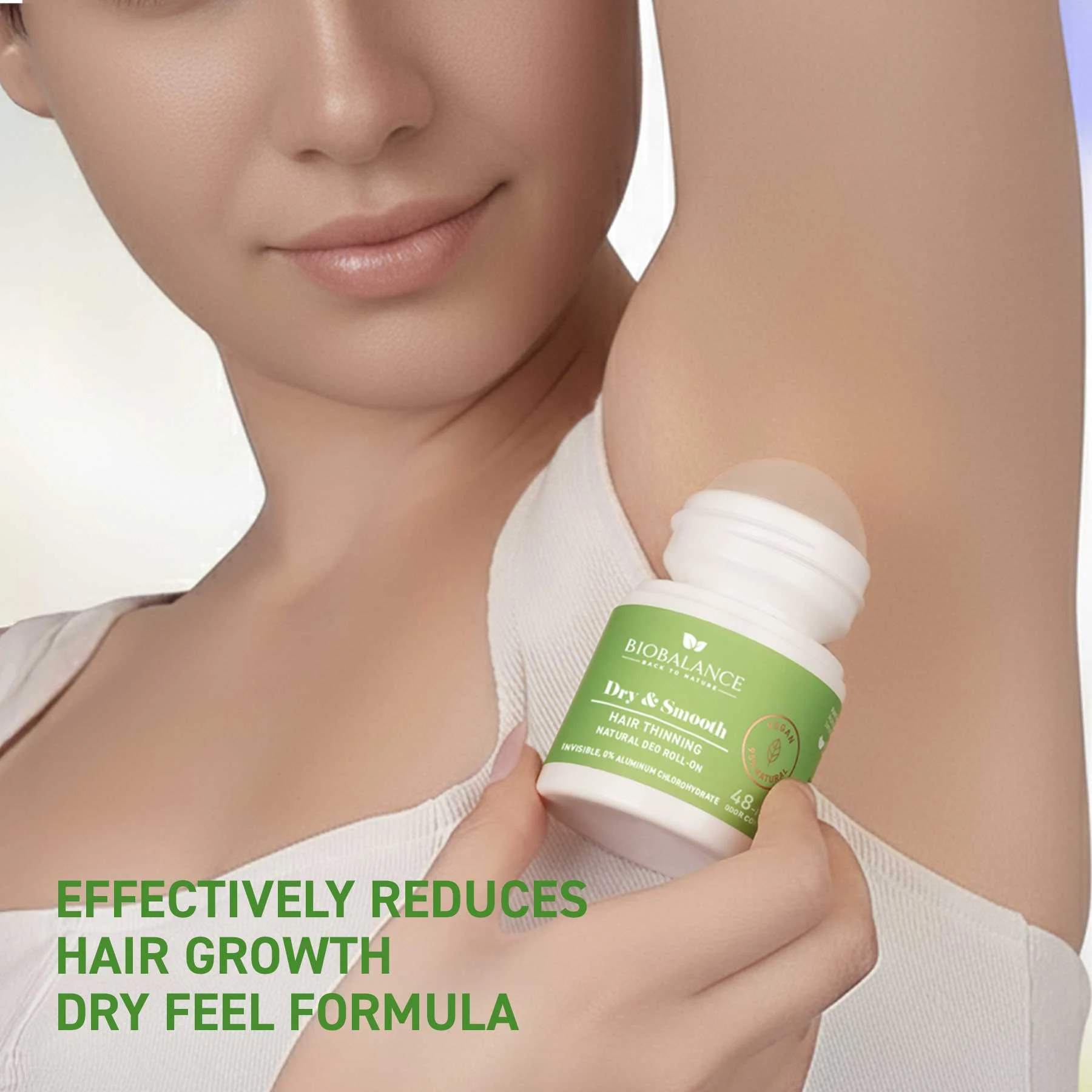 Biobalance Dry & Smooth deodorante roll-on 50 ml naturale