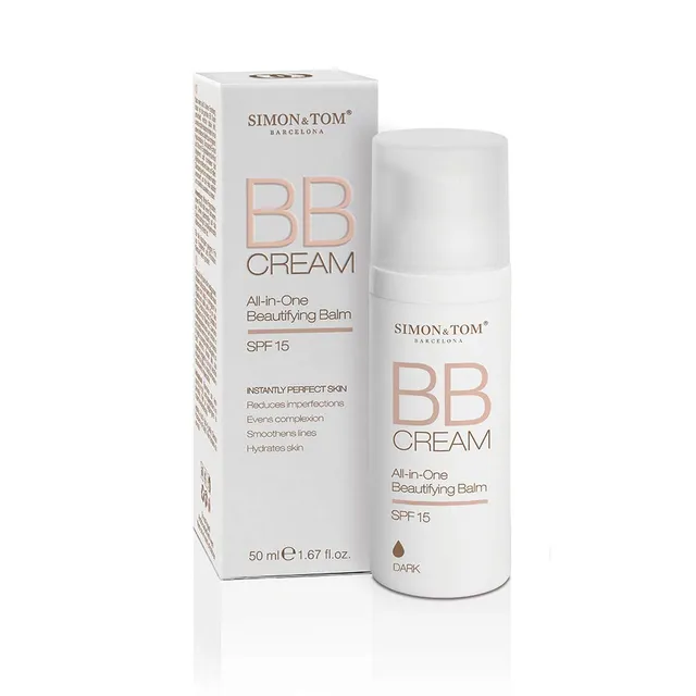 Simon & Tom BB Cream viso scuro SPF15 50 ml idratante