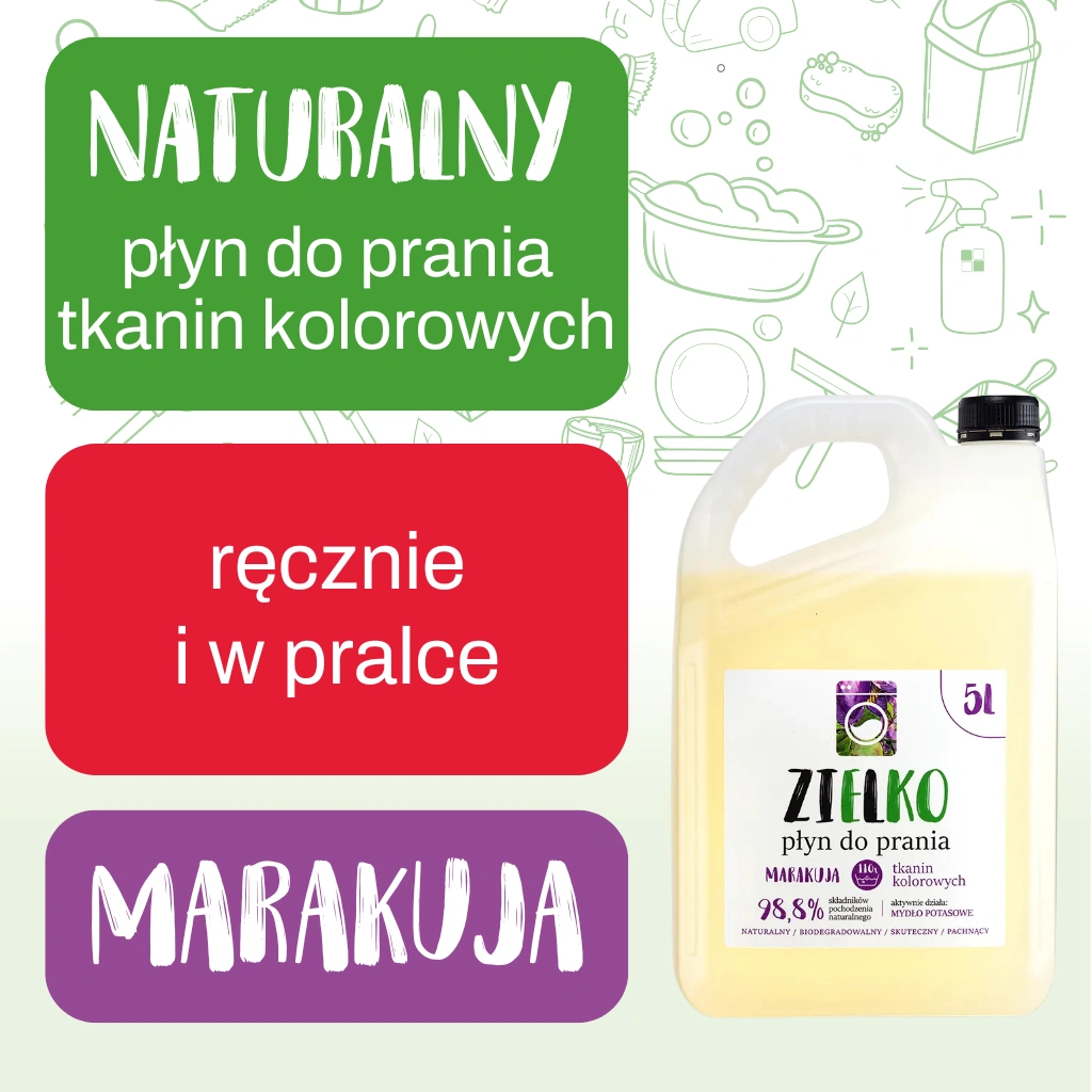 Zielko Detersivo Bucato Colorati Marakuja 5 L
