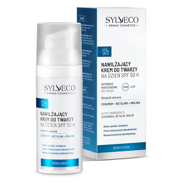 Sylveco Dermo Crema Viso Giorno Idratante SPF50