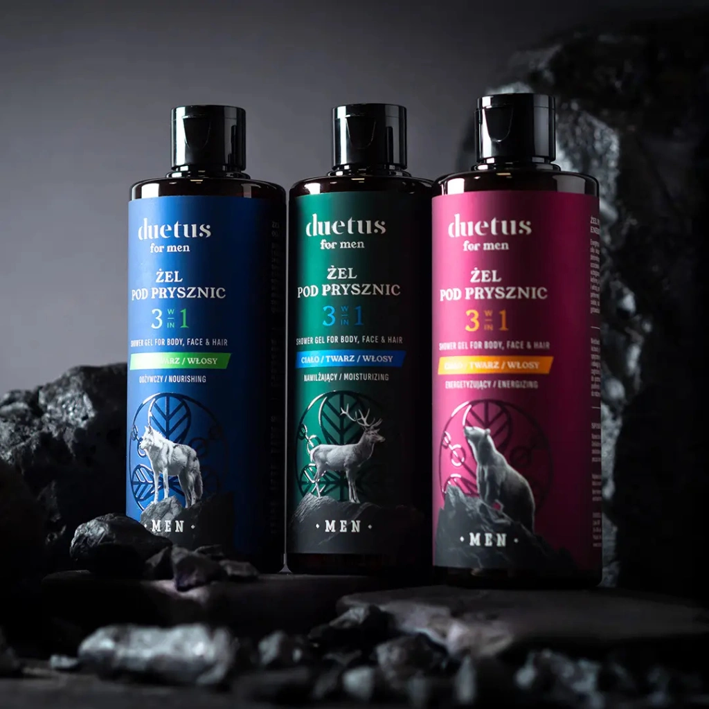 Vianek Duetus For Men set gel doccia 3in1 uomo 3 pezzi