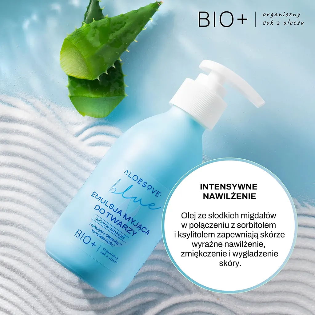 Aloesove Blue emulsione detergente viso delicata