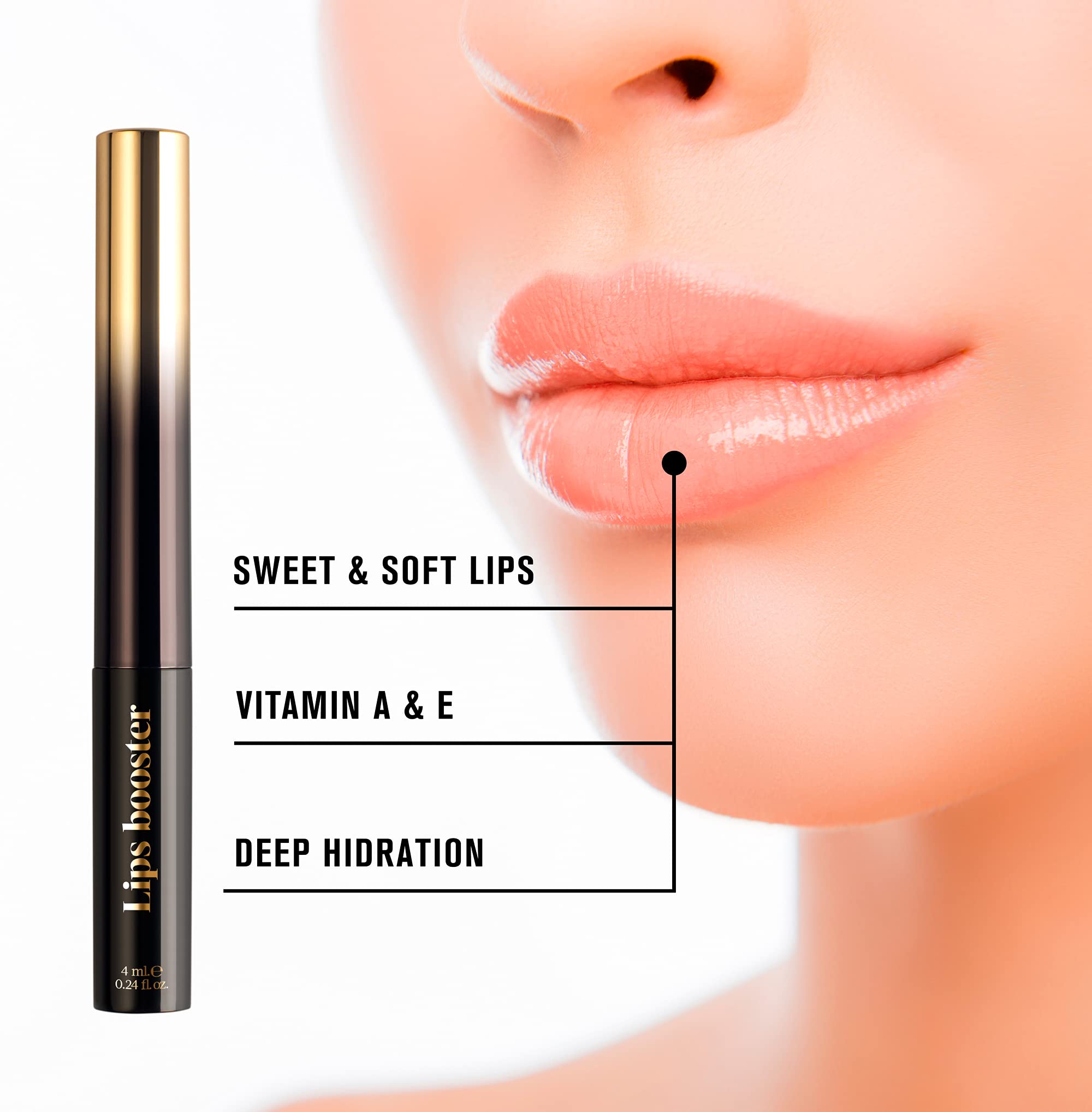Simon & Tom Lip Gloss Siero Labbra Cannella 4 ml